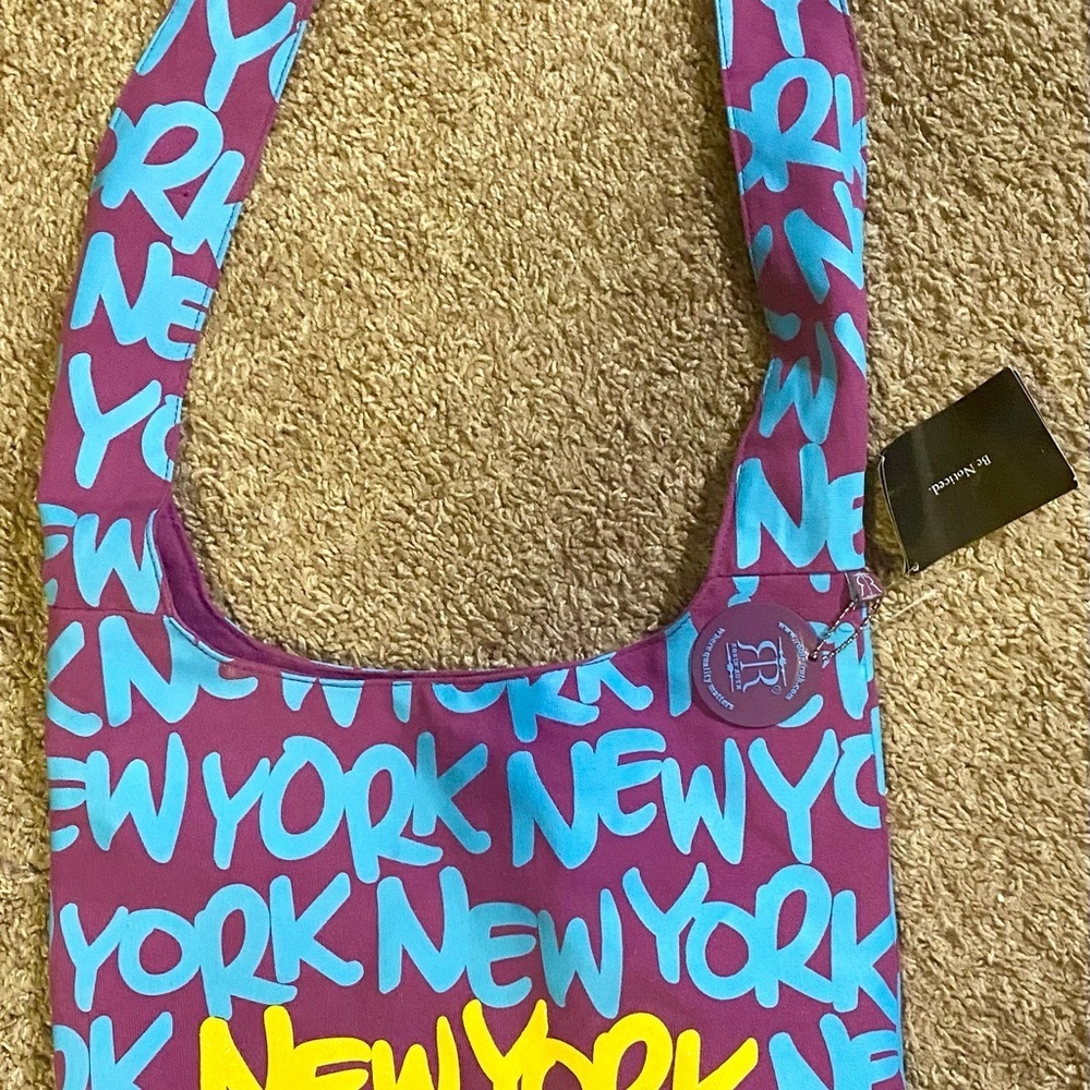 NWT Fashion New York Cross-bod Bag Shoulder Hippie Multi Color Sling Robin Ruth - Picture 11 of 12